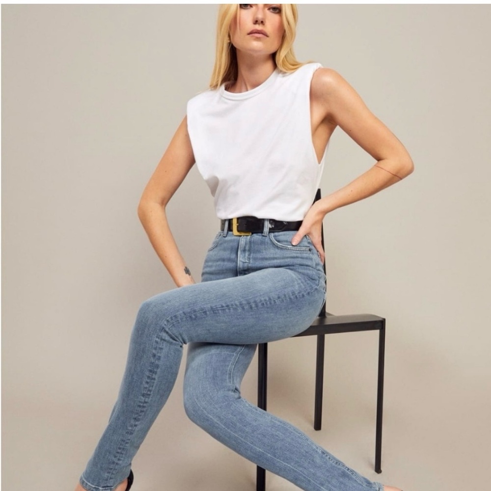 Reformation Ultra High Rise Harper Jean - Size 25 - Sustainable Denim
